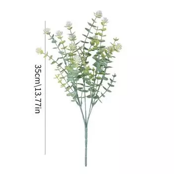 Eucalyptus Mandarin Simulation Bouquet Hotel Restaurant Floral Simulation Floral Soft Furnishing Fake Grass Bouquet синий