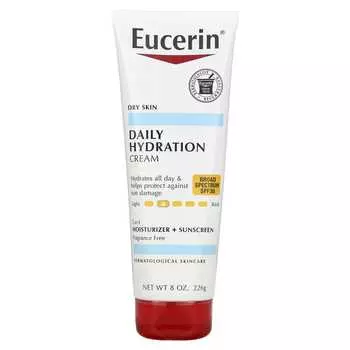 Eucerin Ежедневный увлажняющий крем, SPF 30, без отдушек, 8 унций (226 г)