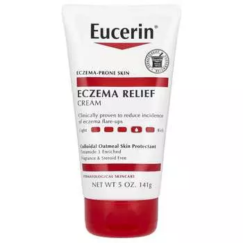 Eucerin, Крем для облегчения состояния при экземе, без отдушек, 5 унций (141 г)