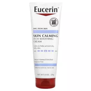 Eucerin, успокаивающий крем для сухой и зудящей кожи Skin Calming Ichi, без запаха, 8 унций (226 г)