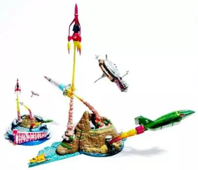 Eugene Thunderbird Tracy Island large illustration all 4 types