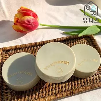 Eunice Pine Needle Shampoo Bar Solid Shampoo Mildly Acidic Oily Scalp Hair Washing Soap, 100g, 1 piece