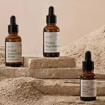 Eunyul Circoge P-Circle Vita C 15/ Deep Moist/ Aurora Glow Serum набор из 3 предметов 3 in SET