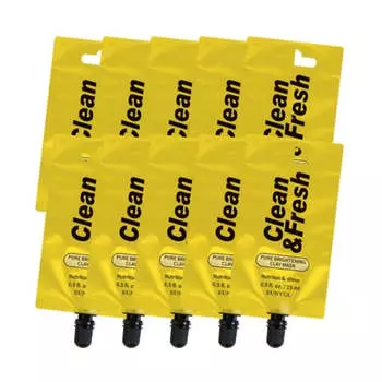 Eunyul Clean & Fresh Pure Осветляющая глиняная маска 15 мл * 10 шт.