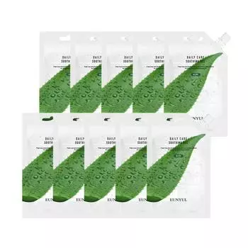 Eunyul Daily Care Aloe Soothing Gel Pouch, 50ml, 10 pieces