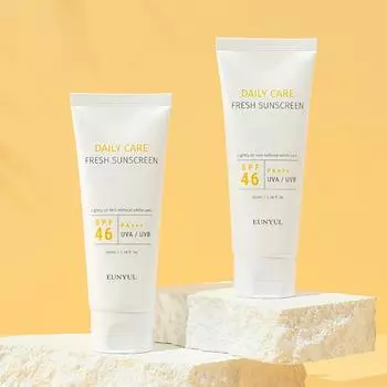 Eunyul Daily Care Fresh Sun Cream SPF46 PA+++ 100 мл (3 варианта) 1PCS