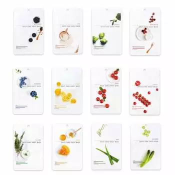 eunyul Daily Care Sheet Mask Pack 12 видов (15 вариантов) Black bean 10PCS