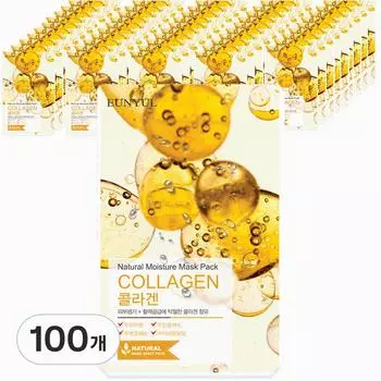 Eunyul Natural Collagen Mask Pack, 1 упаковка, 100 штук