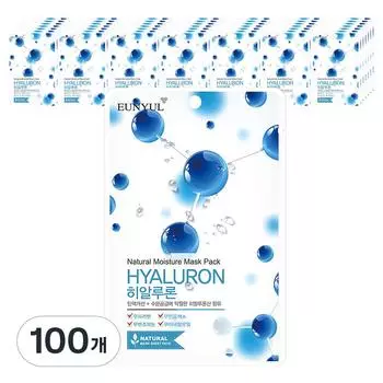 Eunyul Natural Hyaluronic Mask Pack, 1 упаковка, 100 штук