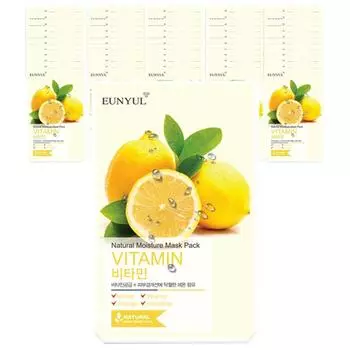 Eunyul Natural Vitamin Mask Pack, 1 упаковка, 50 штук