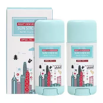 Eunyul Night View Soft Sun Stick EX SPF50+ PA++++, 15g, 2 packs