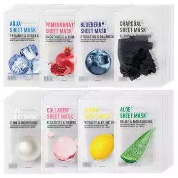 Eunyul Purity Mask Pack 22 мл x 5 шт x 8 видов, 1 набор
