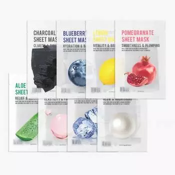 Eunyul Purity Mask Pack 8 видов (12 вариантов) Blueberry 10PCS