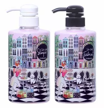 Eurealm Shampoo 500ml Treatment 500ml Moist Care Afternoon Tea Time & [Coloring]