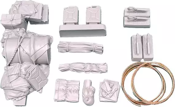 Eureka XXL German 4 assault gun cargo set Ryefield Plastic model parts 1/35 Sd.Kfz.167 No. (for model) ER-3574