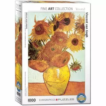 Eurographics 1000 Piece Jigsaw Puzzle Eurographics 12 Sunflowers 6000-3688