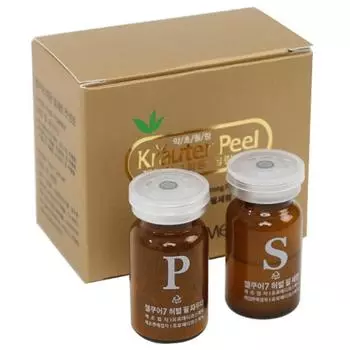 Euromedi Cosmetic GelCure Herbal Peeling Peel Powder 0,5 г + Peel Serum 2,5 мл Набор, 1 набор