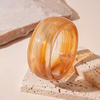 Europe American Style Acrylic Bangle Strip Retro Hand Ring Simple Round Wide Bracelet Women Style D