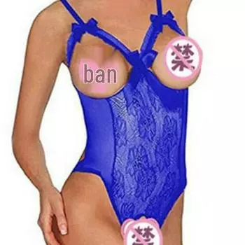 European & American Open-Bust Sexy Bodysuit Lingerie Set XL