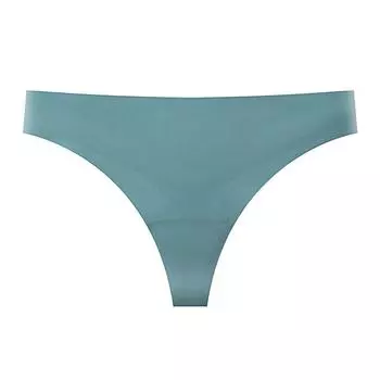 European & American Seamless Ice Silk Women s Bikini Briefs - Low Waist, Comfortable, Breathable, Pure Cotton Crotch, Girls Thong. XS (70-90 jin)