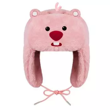 European and American autumn and winter pink cardboard box design women s ski hat OneSize розовый