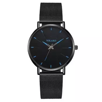 European and American fashion men s watch men s watch quartz watch Milan men s with mesh belt