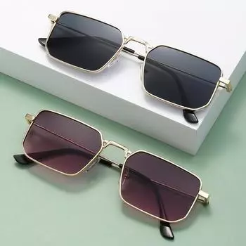 European and American New Box Men s Sunglasses Anti UV400 Sunglasses MULTI