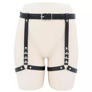 Европейский и американский сексуальный даркпанк, модный пояс-бандаж на все случаи жизни, кольцо для ноги, интегрированное бальное украшение для выступлений