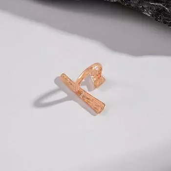 European and American simple straight line adjustable ring, hip-hop style, geometric irregular opening bow ring