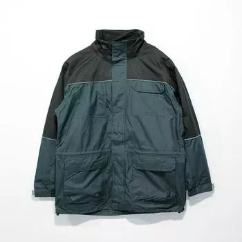 European and American Single Autumn and Winter Men Plus Size Multi-Pocket Workwear Jacket Outdoor Windproof Waterproof Adhesive Hooded Jacket Moran M (Bust size 122cm)