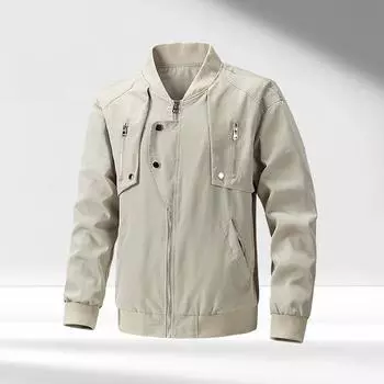 European and American Spring and Autumn New Pilot Top Jackets for Men and Women Loose and Versatile Design Work Jackets Baseball Uniforms M