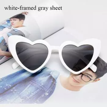 European and American style love women s sunglasses women s fashion big face thin sunglasses