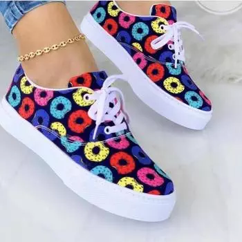 European and American Trendy Canvas Shoes 2024 Autumn New Casual Versatile Flat Vulcanized Shoes Zapatos Platform Mujer Deporte 36 красный