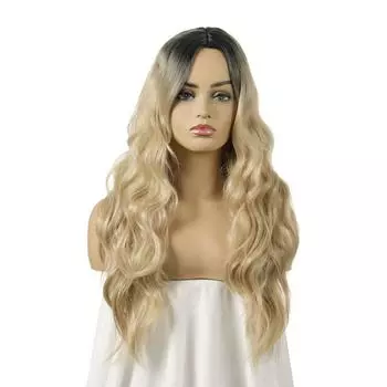 European and American Wigs New Fashion Women s Headwear Wigs золотой