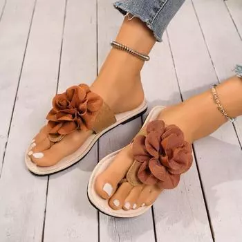 European and American women s casual flat-bottomed flower buckle with bow ankle with fashion sandals, suitable for summer outdoor 36 чёрный