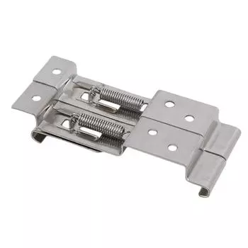 European Car License Plate Frame Holder Trailer Number Plate Clips Spring Loaded Stainless Steel Bracket армия зеленый