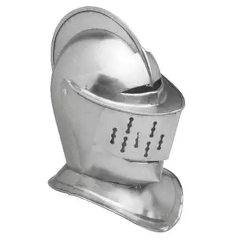 European Close Helmet- 18 Gauge Steel Gift for Coseplay LARP