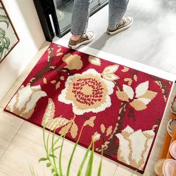 European Household Gate Dust Entry Mat Kitchen Balcony Absorbent Anti-slip Door Mat Wear-resistant Door Mat 45*70cm