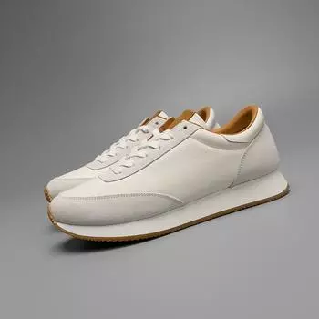 European Luxury Men s Genuine Leather Casual White Shoes - Trendy Summer Forrest Gump Style Sports Shoes Size 42