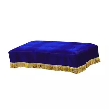 European Piano Bench Cover Dining Bench Cover Exquisite Bench Slipcover for Household Home Living Room Bedroom Decoration синий