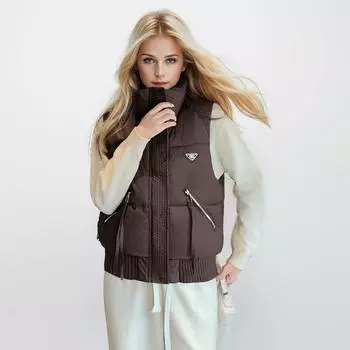 European PU leather down cotton clothes women s short stand-up collar thickened winter bread clothes leave-in warm jacket M темный кофе