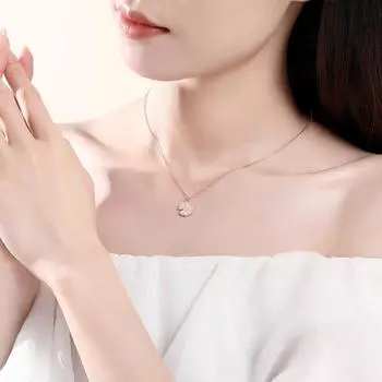 Европейское летнее ожерелье из стерлингового серебра S925 Aaa Cz с ромашками, подвеска в виде цветка, цепочка на ключицу для женщин, подарок на день рождения, ювелирные изделия 40cm