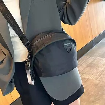 European Station Small Bag Female 2025 New Arrival Fashion Oxford Cloth Bag Shell Bag Casual Messenger Bag Lightweight Shoulder Bag