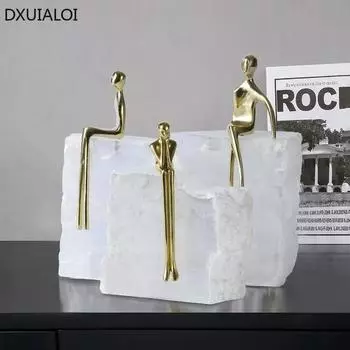 European style creative abstract character ornaments Crafts Home decoration accessories Shop window decorations