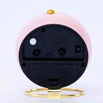 European Style Metal Clock Creative Silent Children s Electronic Aarm Clock Minimalist Living Room Bedroom Student Luminous