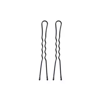 Eurostil Onduladas Negras Horquillas Caja 200un