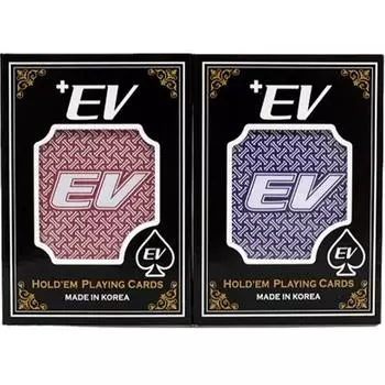 EV BIG номер тисненый пенопластовый холдем карта 2p, популярная корейская игра