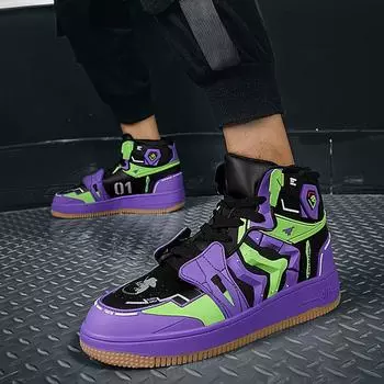 EVA animation joint ограниченный тираж aj высокие кроссовки для доски пара мужская баскетбольная обувь повседневная спортивная обувь модная трендовая обувь 36
