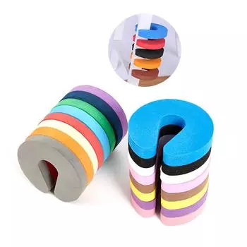 Eva Дверной зажим ограждение детский анти-зажим дверная заглушка детский мультфильм защита анти-зажим ручка дверная карта белый