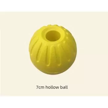 EVA Foam Floating Ball Toy Dog Training Bite-Resistant Ball Frisbee Unit Pull Ring Molar Toy Pet Supplies 7cm hollow ball